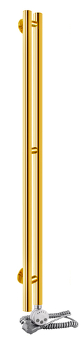 Электрический полотенцесушитель Aquanerzh Вертикаль золото (правое подключение)